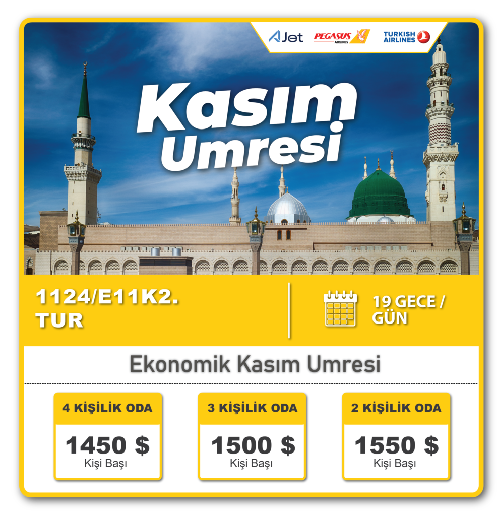 KASIM UMRESİ 19 GÜN